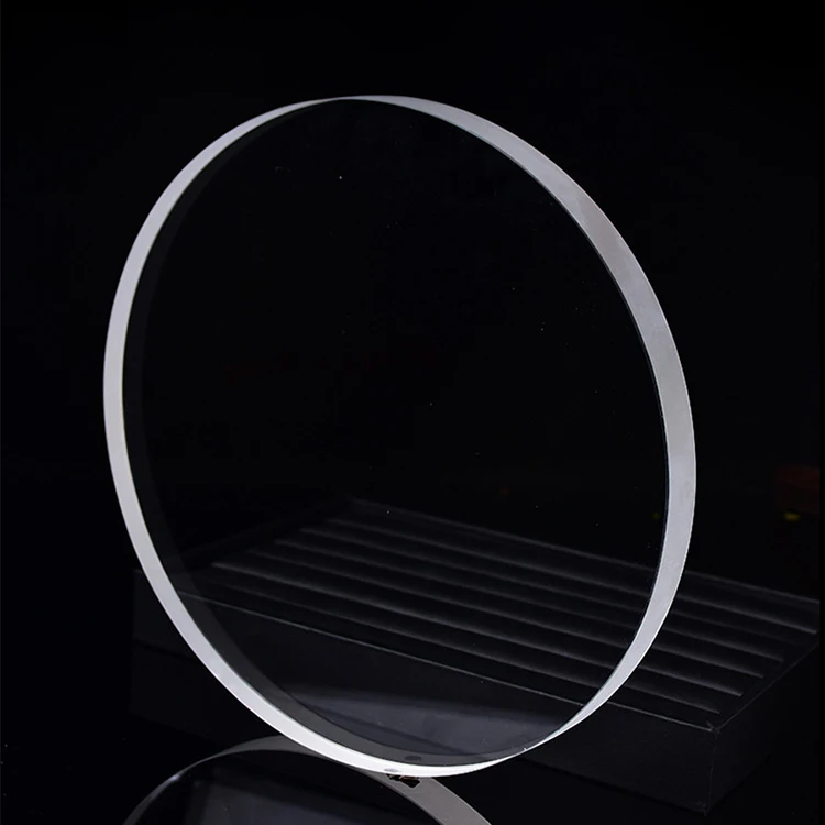 High Temperature Pressure Round Fused Quartz Boiler Sight Glass