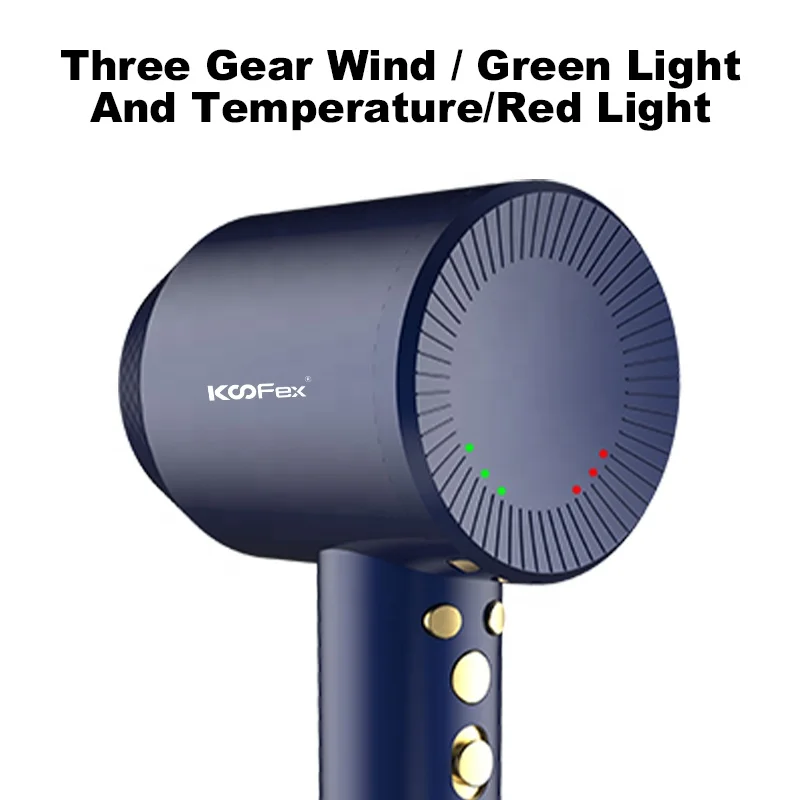 KooFex Новый высокоскоростной 2200 Вт профессиональный салон сильный фен с функцией очистки бесщеточный мотор Фен