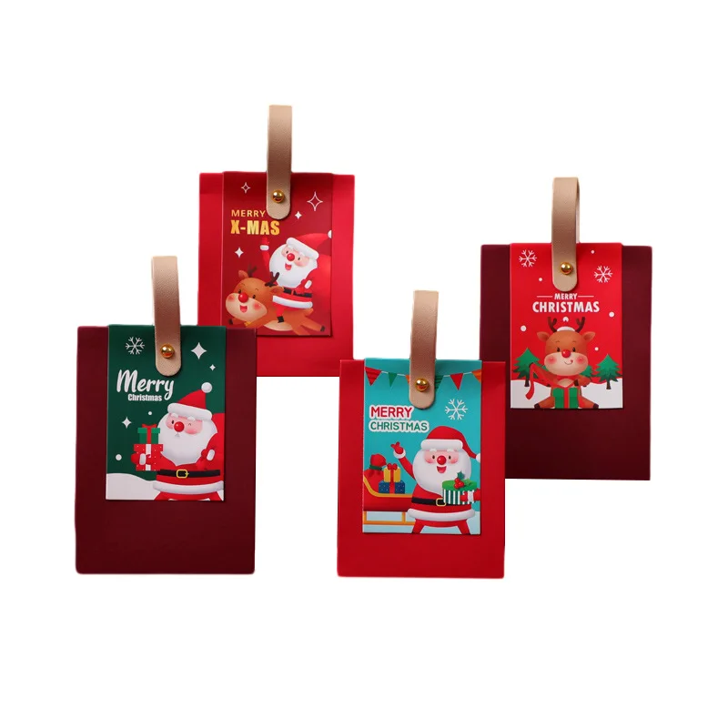 Hot Sale 350g Paperboard Printing Christmas Cupcake Packing Box Candy Rectangle Gift Packaging Christmas Paper Box