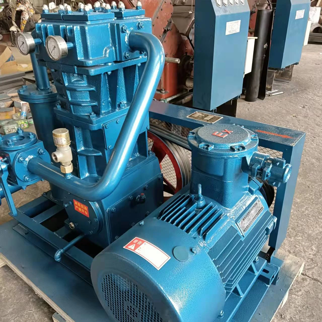 Высококачественный безмасляный поршневой компрессор сжиженного нефтяного газа 7,5 кВт, сжиженный газовый компрессор, используемый для выгрузки танкера