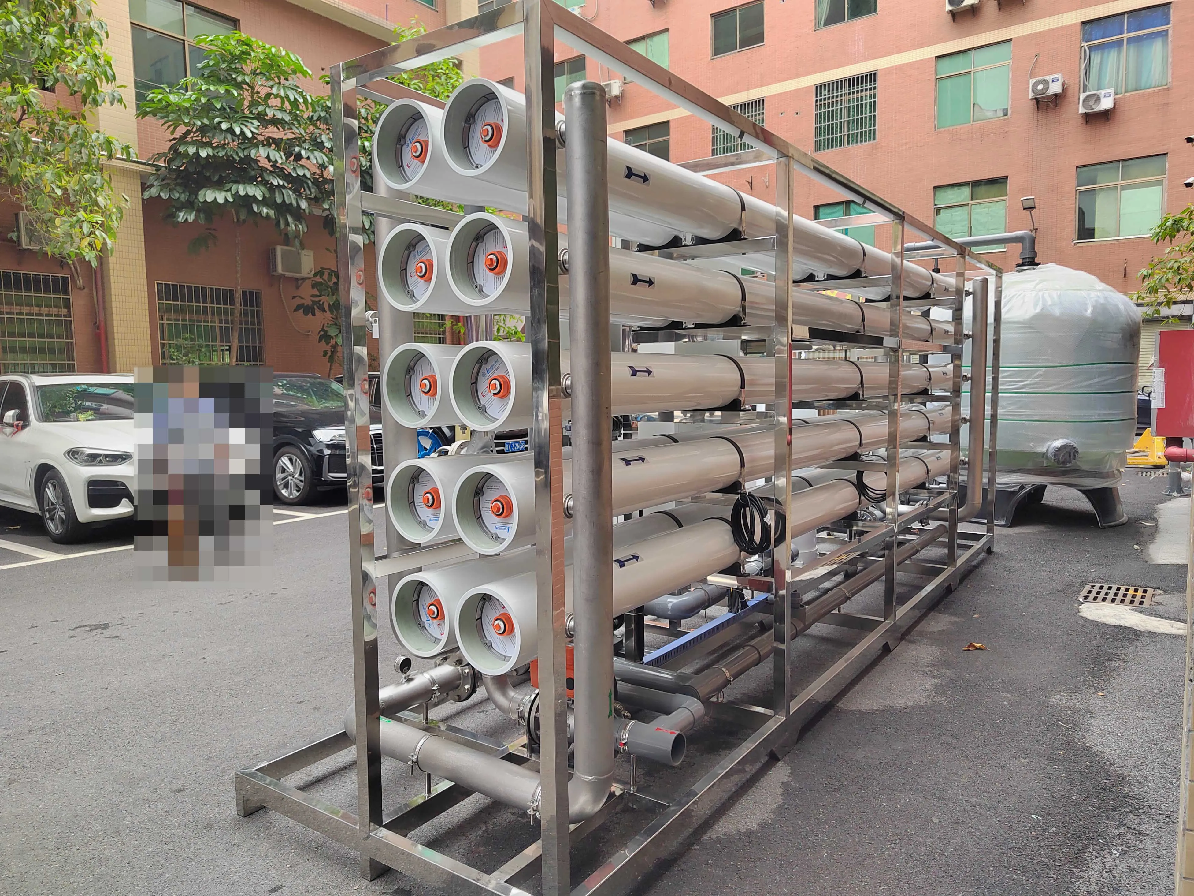 PLC Remote Digital Control Automatic Ro Osmosis Water Treatment Plant for Brackish Well Rive Water Filtration Purification