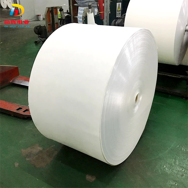 Хорошее качество, пищевой односторонний рулон белой крафт-бумаги с полиэтиленовым покрытием для изготовления бумажных стаканчиков