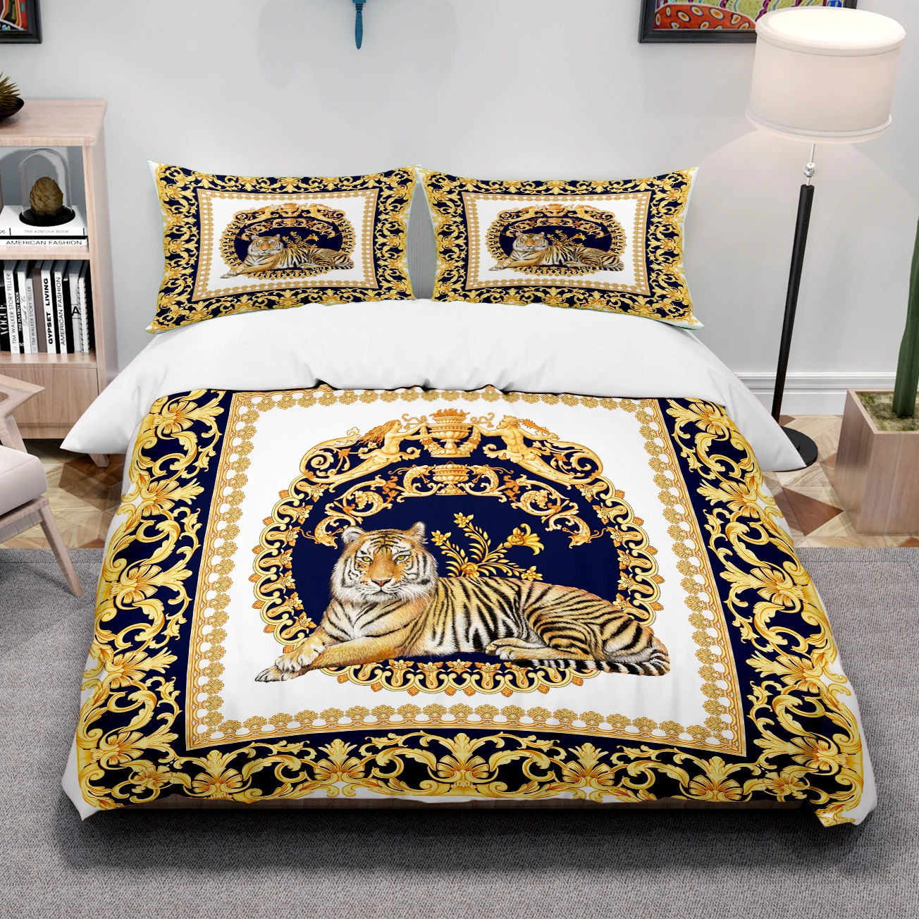 screen print bed sheets Hot Sale Luxury 3D Polyester Microfiber Printed Colorful Duvet Cover Sets funny bulk bed sheets