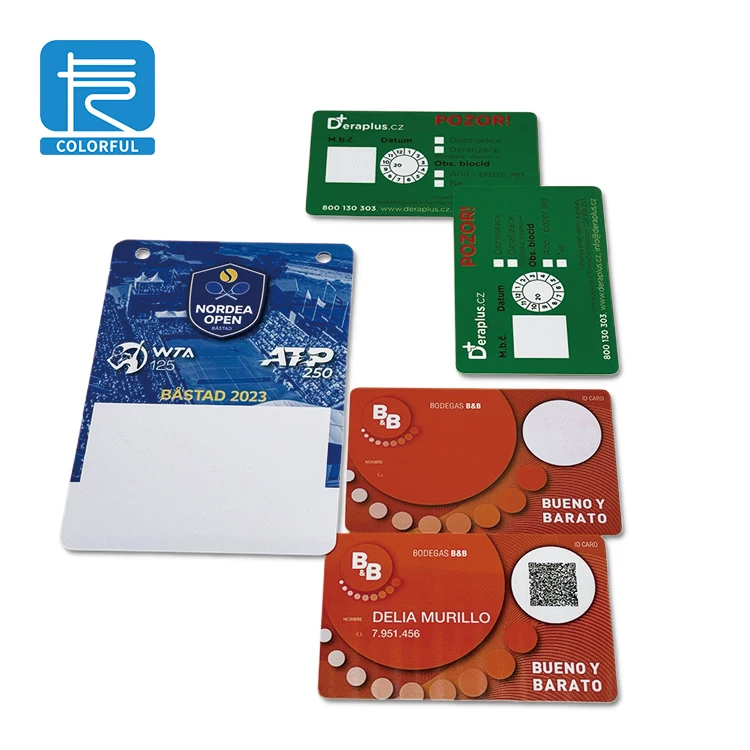 Customizable PVC ID Card Blank White Plastic Magnetic Card for Offset Screen Digital Printing
