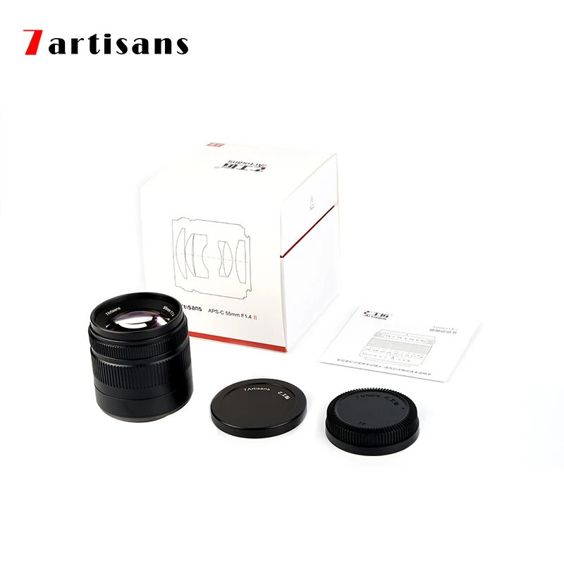 7artisans 7 artisans Camera Lenses 55mm F1.4II Large Aperture Prime Lens For Sony E Mount /Canon EOS-M/Fuji XF/Nikon Z Z9