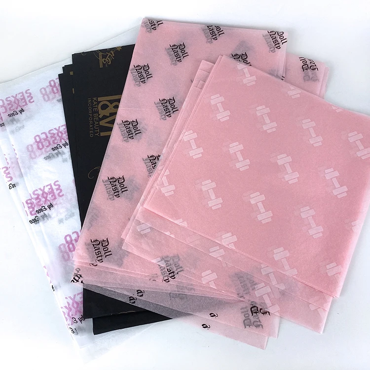 
Free Design Custom Logo Printed 17G Tissue Gift Wrapping Paper With All Over Logo 