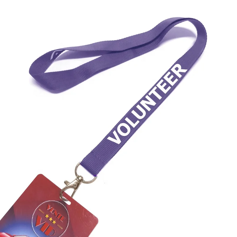 Personalized Blue STAFF Neck Strap Lanyards With Hard Plastic All Access VIP ID Pass Badge Card