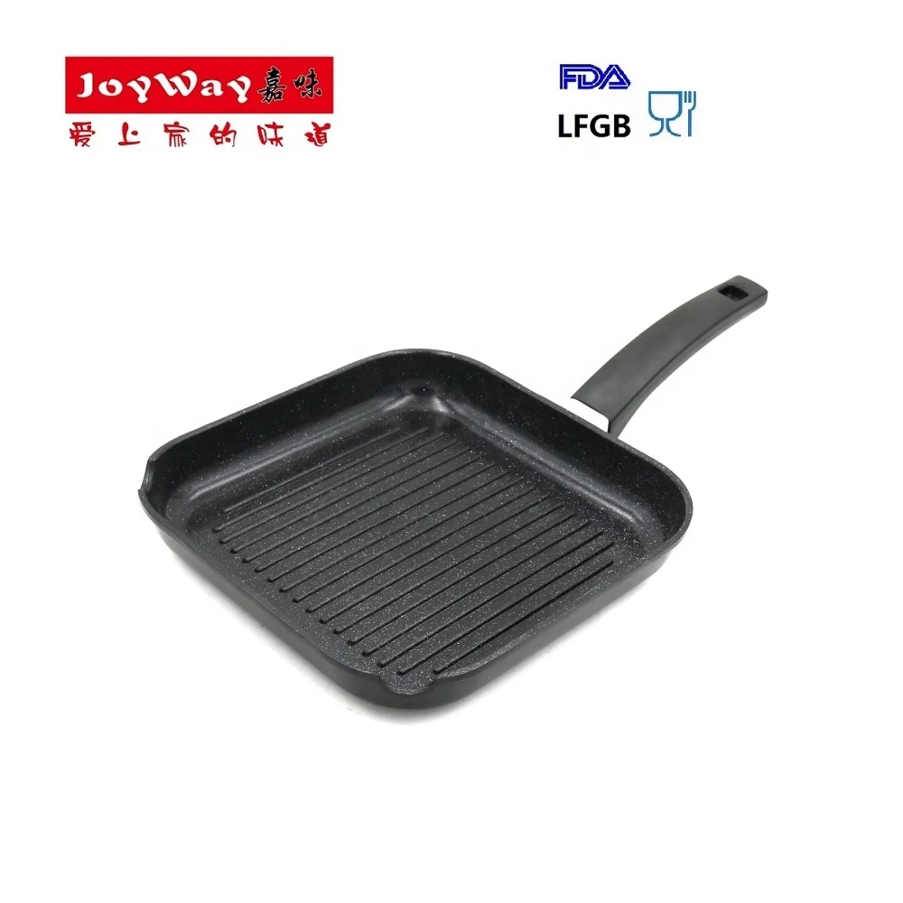Ejoyway 26cm 10inch  square fry pan  Grilling beef heavy duty Grill/griddle  Pan