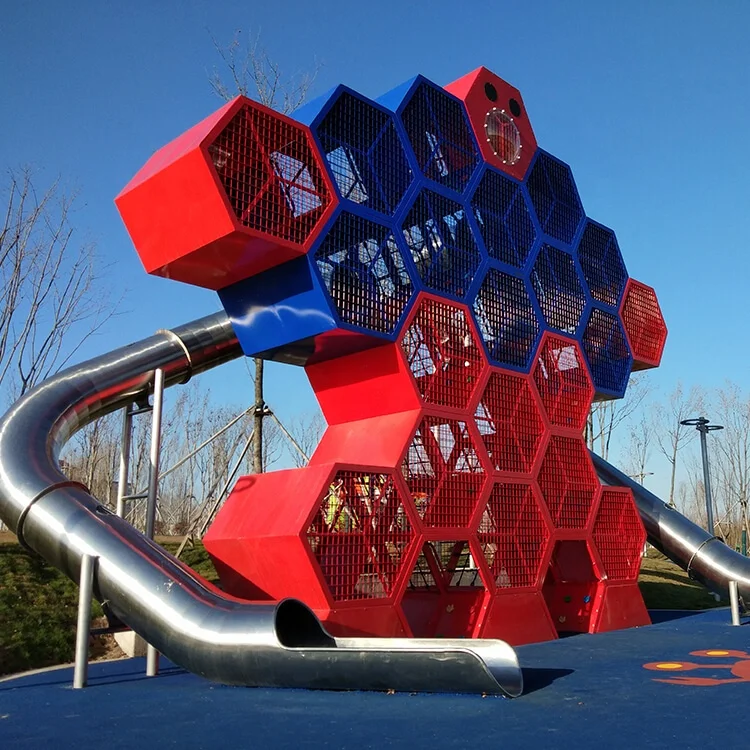 Комбинированная горка Детская Новая натуральная игрушка пластиковый поставщик оборудование для уличной игровой