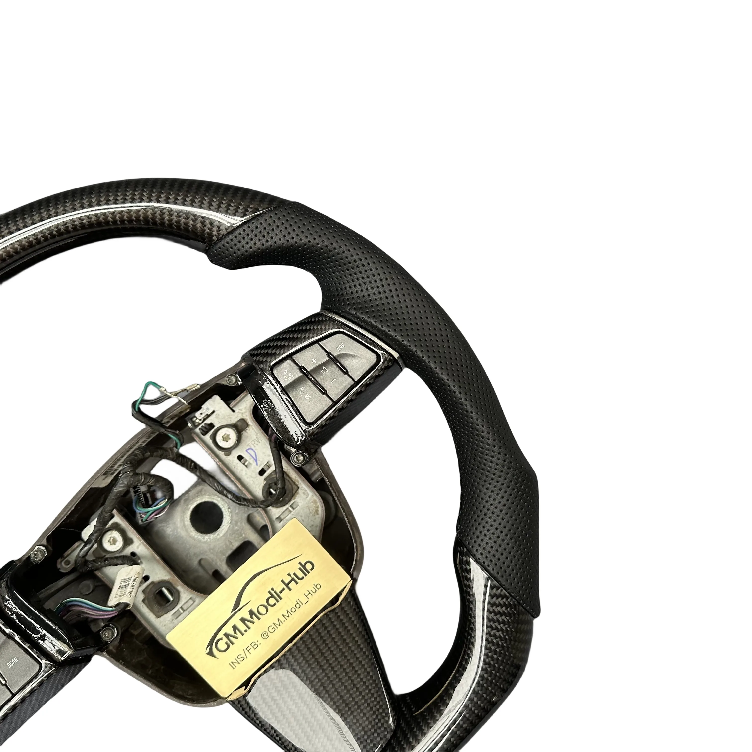 GM.Modi-Hub  Carbon Fiber Steering Wheel For Cadillac 2008-2013 CTS  STS XLR SRX