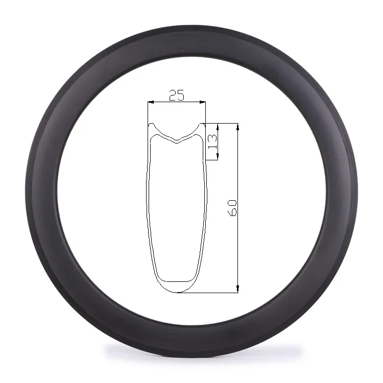 
Carbon fiber bicycle wheels rims 60mm tubular 25mm 23mm 30mm width bike rim carbon rims 