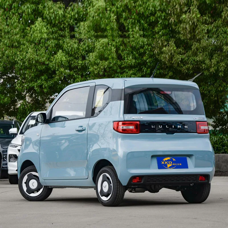 Wuling Hongguang MINI EV 2022 новейшая литиевая батарея 100 км/ч смарт-автомобили по низкой цене четыре места evcar