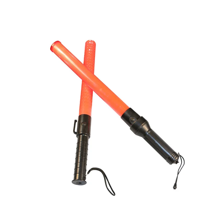 
hot sell light led traffic plastic control safety baton wand police stick 