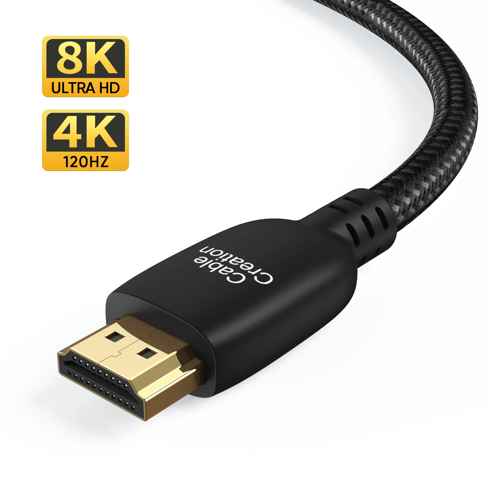 Высокоскоростной HDMI-кабель CableCreation сертифицированный HDMII2.1 8K 60 Гц 4K 120H 144 48 Гбит/с динамический HDR