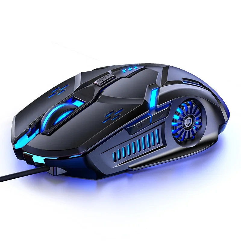 Wholesale YINDIAO G5 Wired Gaming Mice E-sports Black Glowing 6D Breathing Light Gaming Mouse