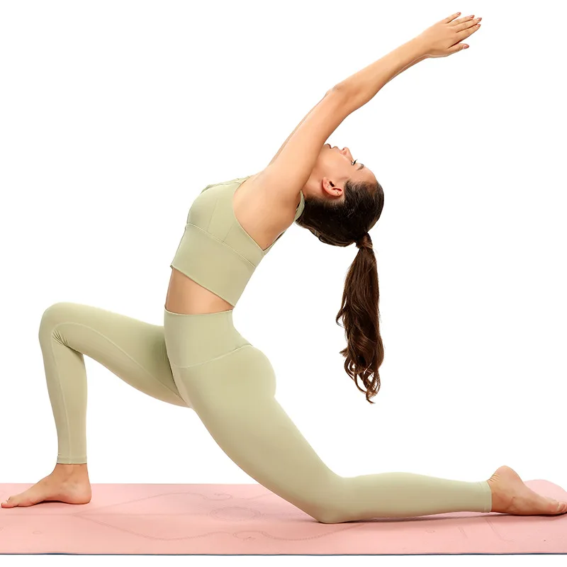 Женская обувь; Лидер продаж; Трансграничной застежка-молния Йога костюм для спортивная одежда комплект с высокой талией Йога брюки спортивная одежда комплект из 2 предметов