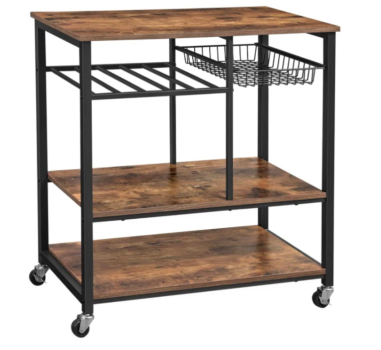 Hanfu мебель на заказ, новая семейная Мобильная кухонная обеденная машина с винной стойкой, обеденная машина для отеля