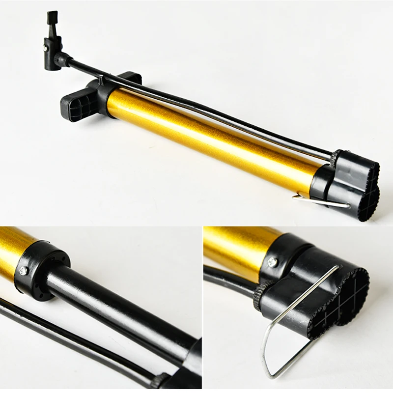 High Quality  portable manual air pump mini gold hand ball pump high pressure hand pump