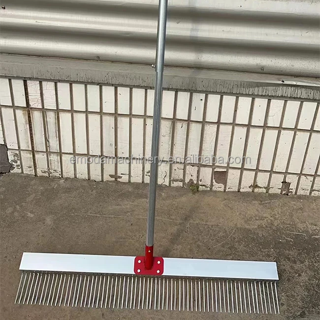 48inch Heavy Duty Concrete Finishing Tools Flat Wire Texture Broom With Wire Spacing 1/2 inch