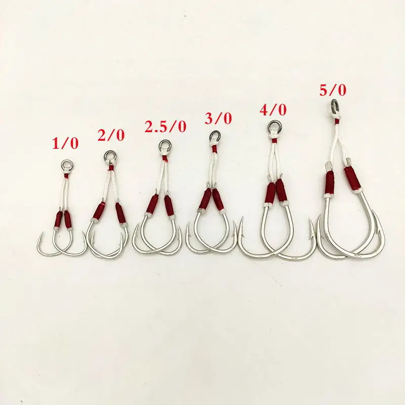 Wholesale Addictpro manual binding of high-quality slow jigging hooks imported from Japan assist hooks 1/0-5/0