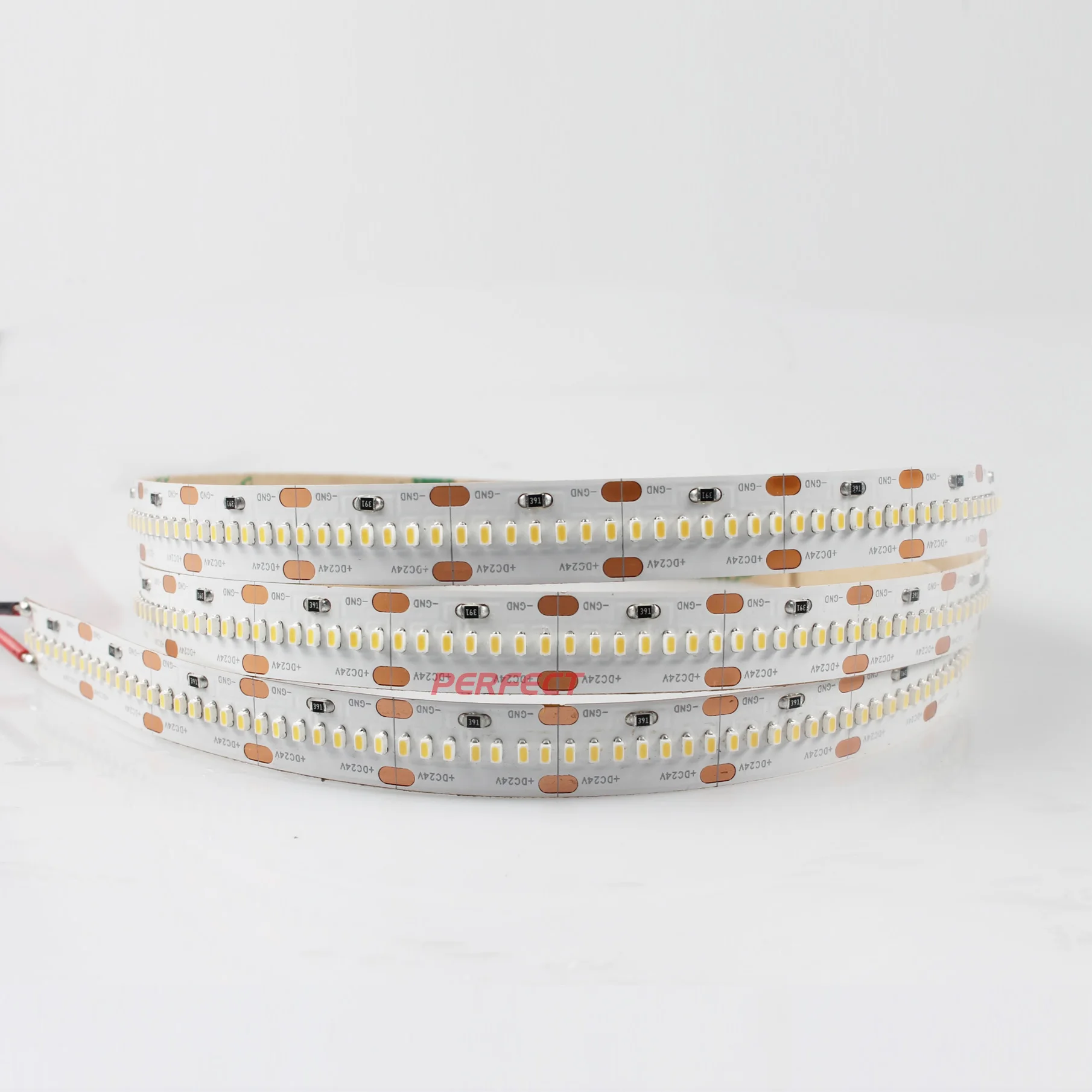 Ultra Thin High Efficiency Warm White DC 24V SMD 2110 High CRI 90 95 98 Ra LED Strip