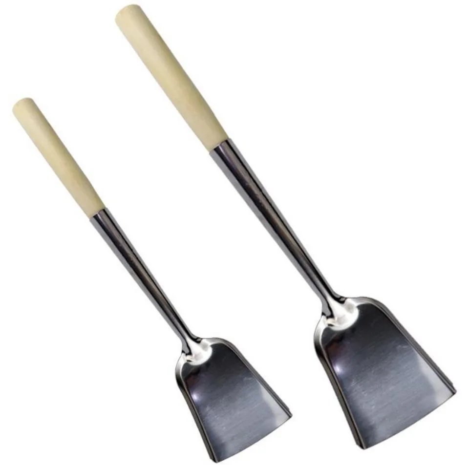 Factory Cheap Price Stainless Steel Scraper Flexible Heatproof Material Non-Stick Silicone Spatula