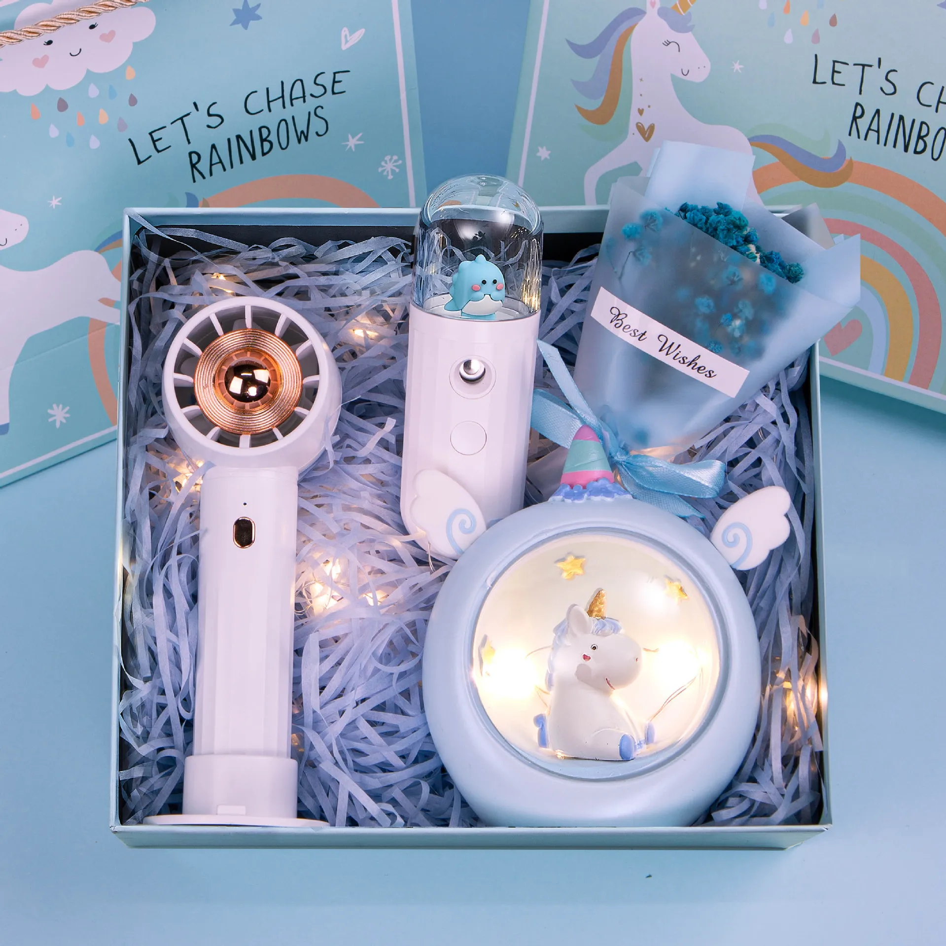 Umbrella Vacuum Christmas Gift Thermos Gift Set Towel Diary Souvenir Items Giveaways with Logo Anniversary Birthday Business