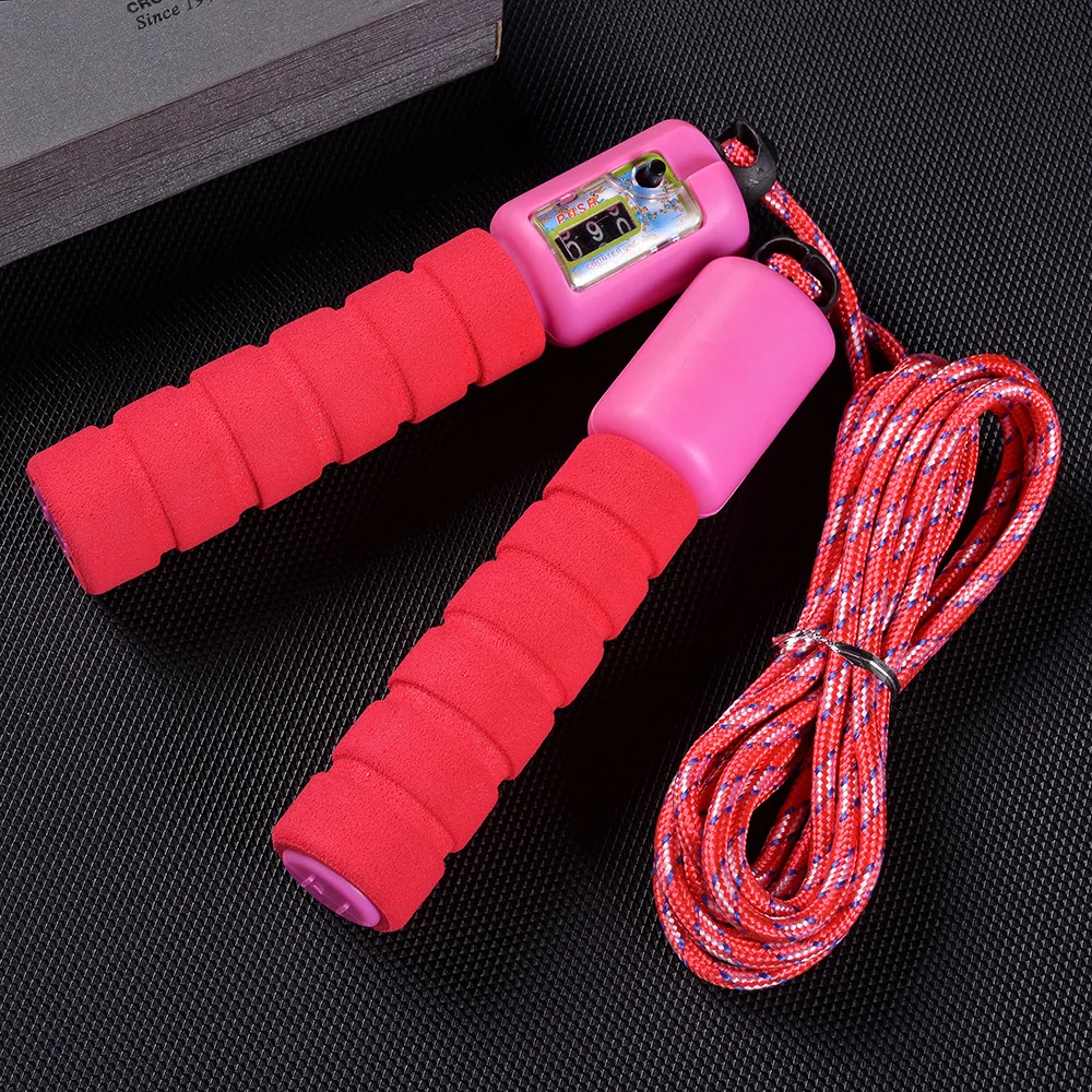 Распродажа Скакалка с логотипом на заказ со счетчиком поролоновой ручкой для фитнеса