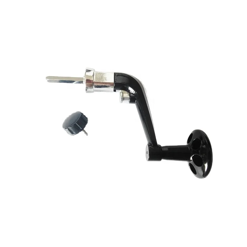 Fishing Wheel Rocker Arm Half Metal Handle Medium Large Shake Handle Folding Spinning Wheel Handle Grip Accessories Fishing Gear
