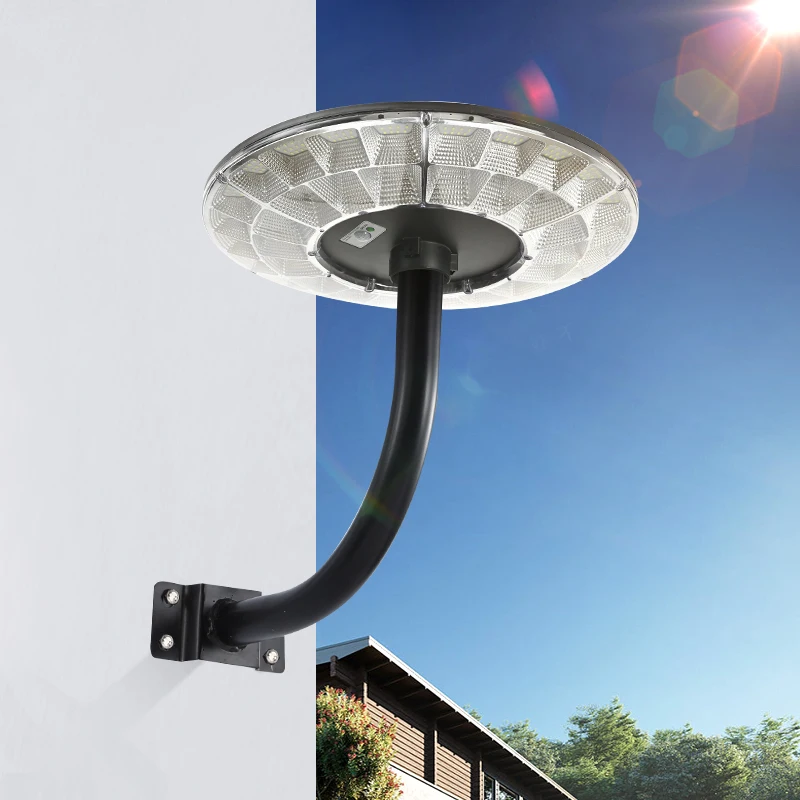 100 Вт 200 300 400 500 все в одном светодиодный солнечный светильник садовый настенный Интегрированный Солнечный уличный водонепроницаемый IP65