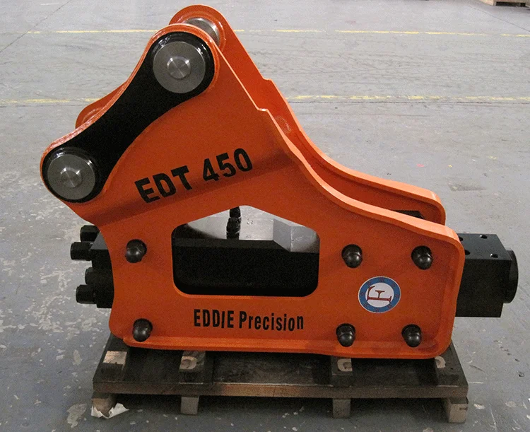 Professional Manufacturer of EDT450 Hydraulic Breaker High Quality Eddie Hydraulic Rock Breaker Excavator