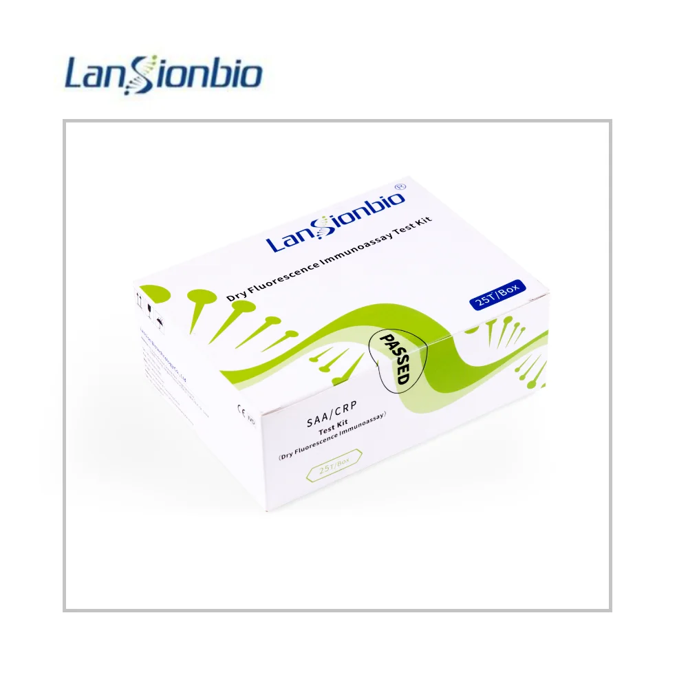 Immunoassay POCT rapid clinical diagnostic analys tools rapid test kit manufacturing quantitative blood test kit SAA/CRP