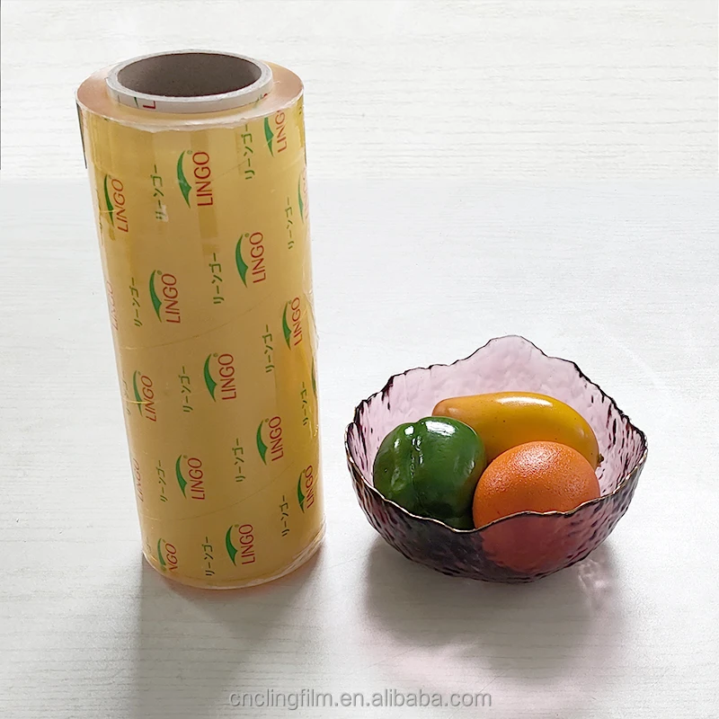 Пластиковая пленка для пищевых продуктов толщина 9-20 микрофонов пищевая 45 см * 11 микрофон 3000 м рулон