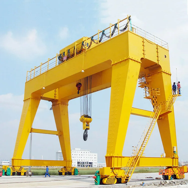 China Heavy Machinery 20-450 tons MG Type Double Beams Gantry Crane Rail Travelling CE ISO Certification For Sale Price