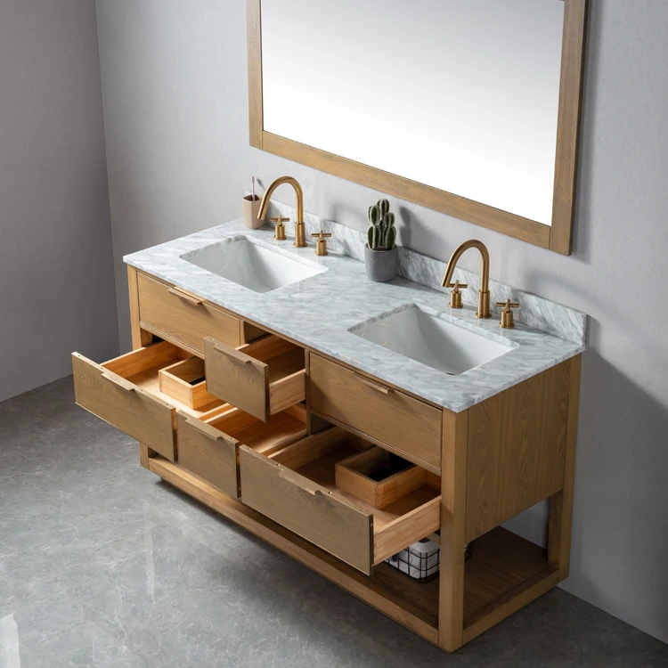 60inch double sink bathroom vanity cabinets with with sink