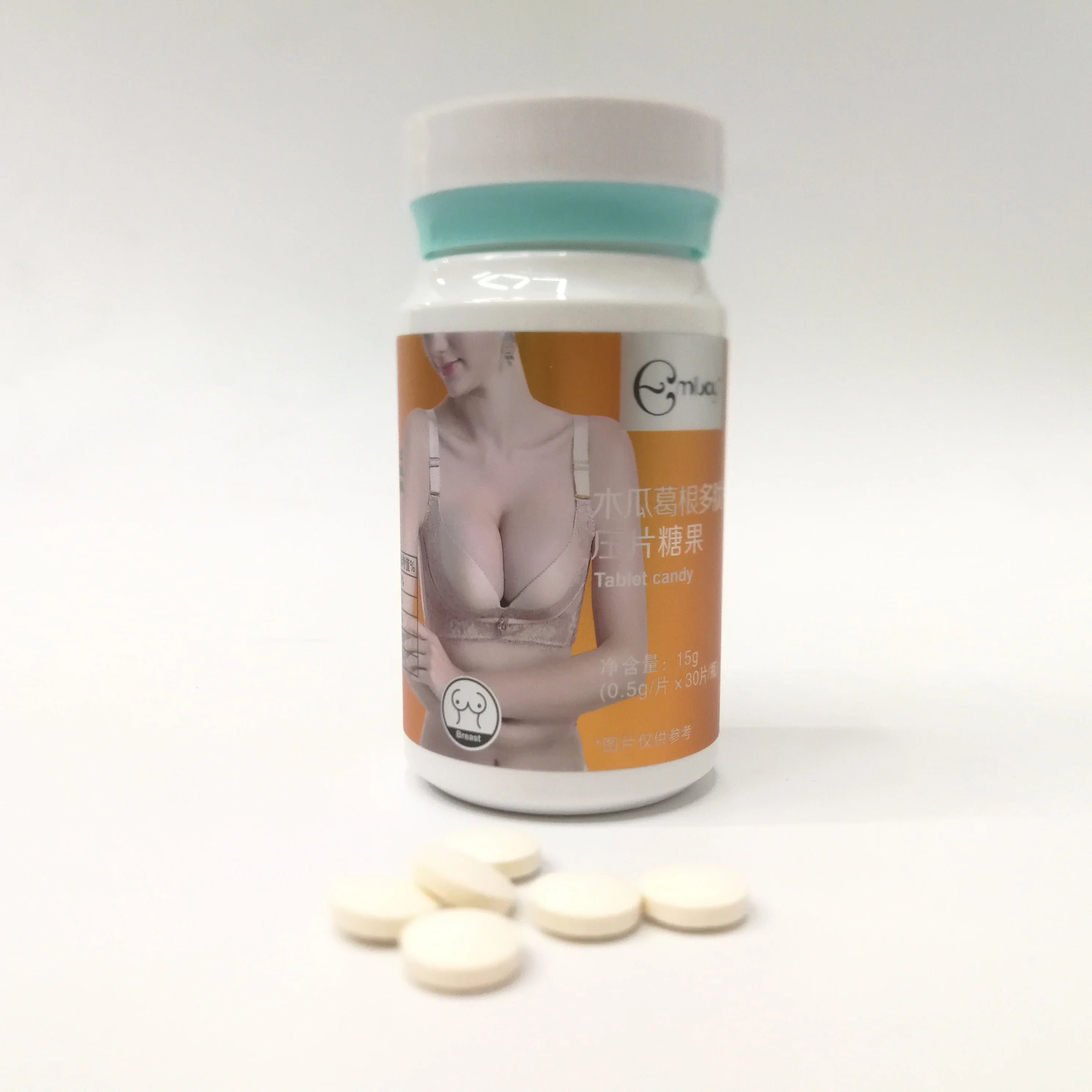 
Natural breast enhancement enlargement pills increase boob and chest size Papaya pueraria peptide pills 