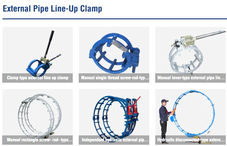 Pipe Lineup Clamps 2 to 4inch Clamp Type External Alignment