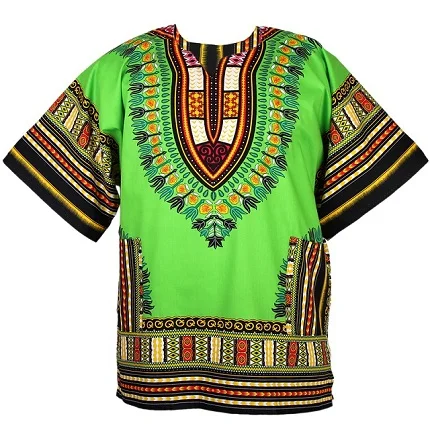 Wholesalers of Multicolor  100 % COTTON UNISEX AFRICAN DASHIKI SHIRTS FOR MALE AND FEMALE WOMENS