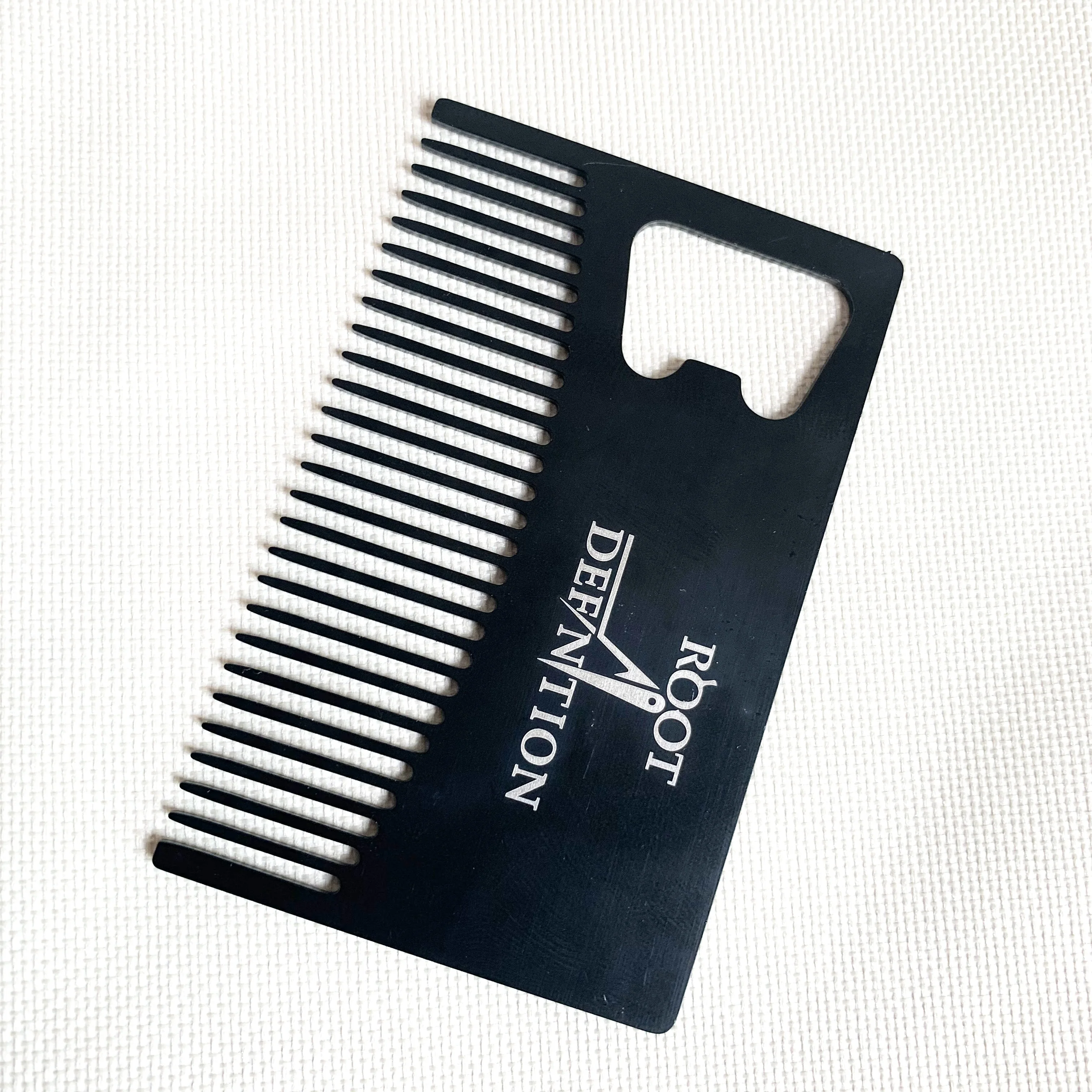 Personalized Powder Coated Man Beard Comb Bottle Opener