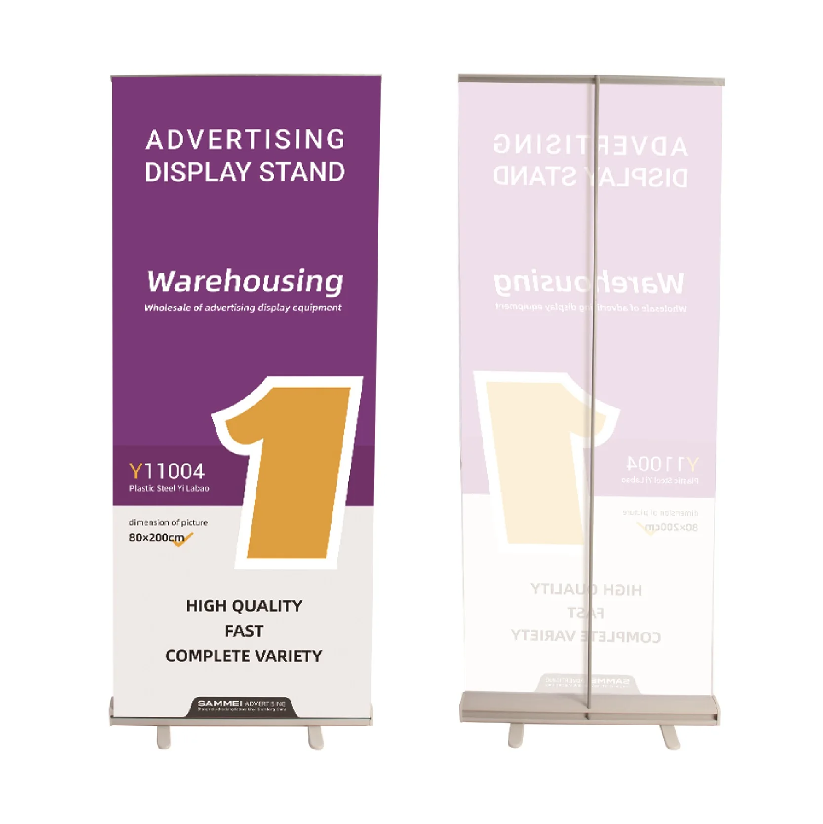 The Most Popular Prices Luxury 80*200 Metal Plastic Steel Roll Up Banner