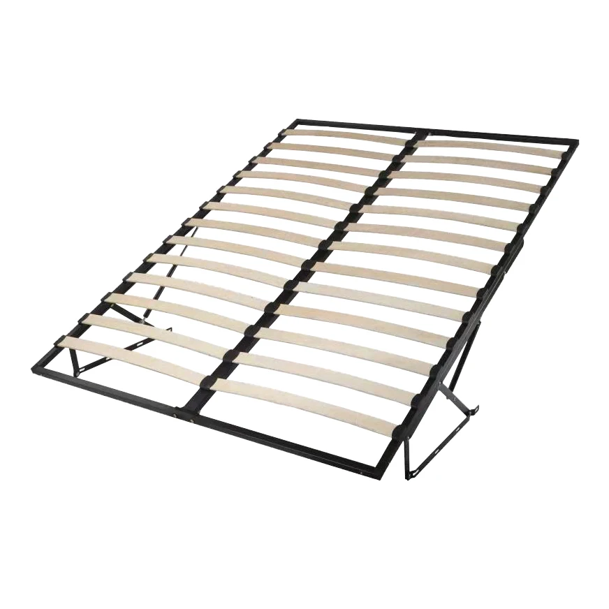 
KD style new design steel iron bed parts bed frame foldable platform metal queen superking size bed frame 
