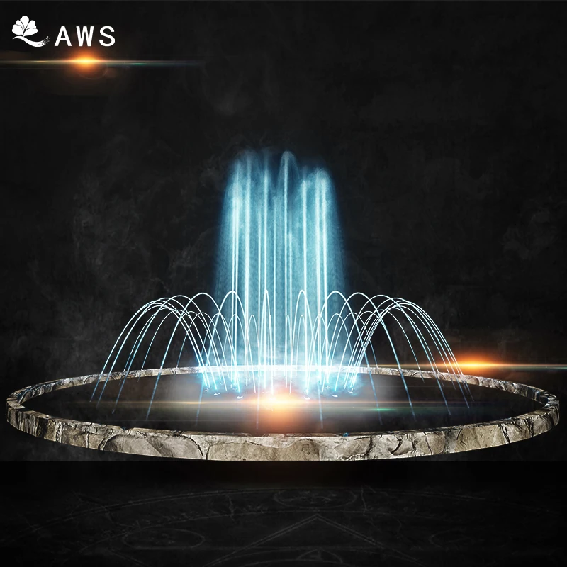 AWS Wholesale Price Outdoor Fountain Pool Dancing Water Fountain Supplier In Guangzhou