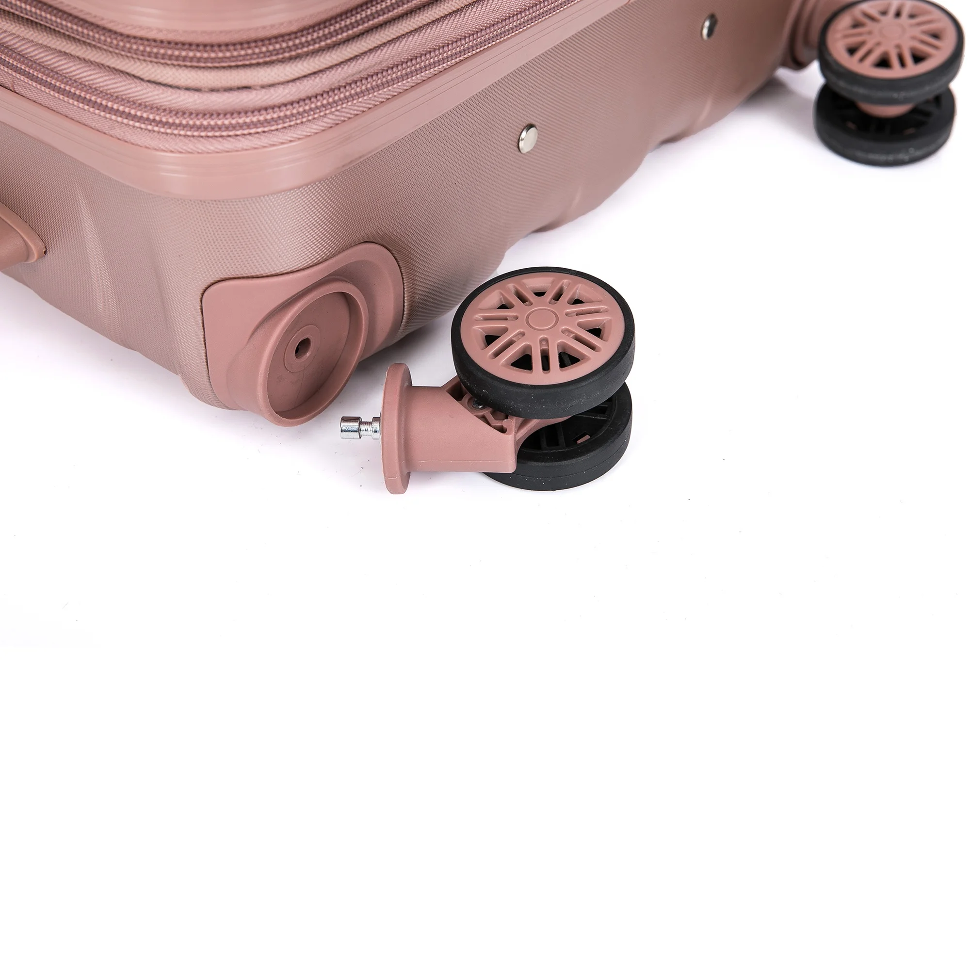 South America Small Size Set 17 19 21 Inch 360 Degree Spinner Detachable wheel ABS 3PCS Expandable Trolley Suitcase Luggage