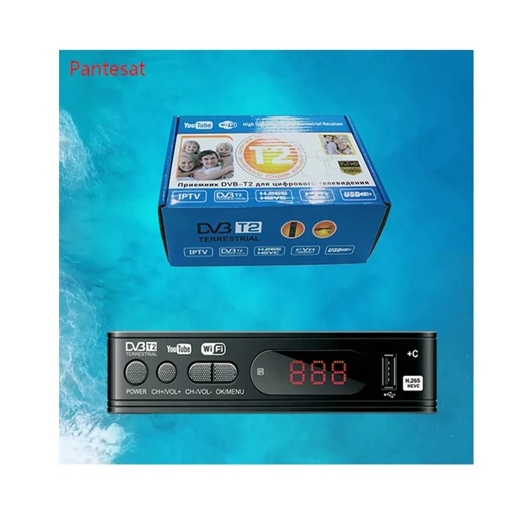 Best HD-120 dvb-t2 c terrestrial digital TV stb dvb t2 receiver hevc h.265 dvb-t2 FTA set top box dvb-t2 IPTV set-top box dvb t2