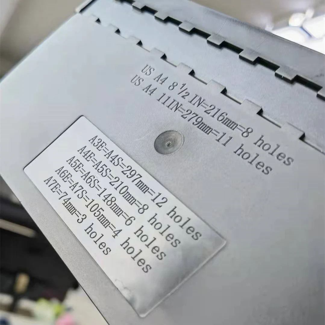 Candy Color Metal 4 Holes Punchers A4 A5 A6 Standard Leaf Paper Punch Mushroom T Shape Hole Punch