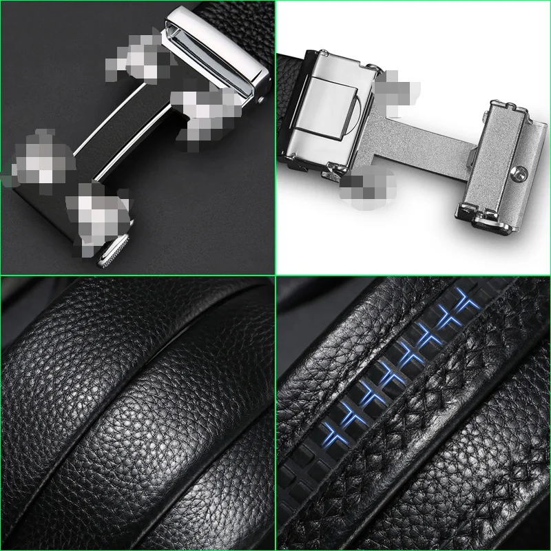 
Factory Wholesale Trendy Custom Fashion Luxury Brand Famous Designer Men Genuine Leather Belt 