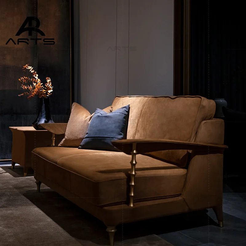 High quality premium luxury sofa set fabric living room furniture customize hotel furniture for home use