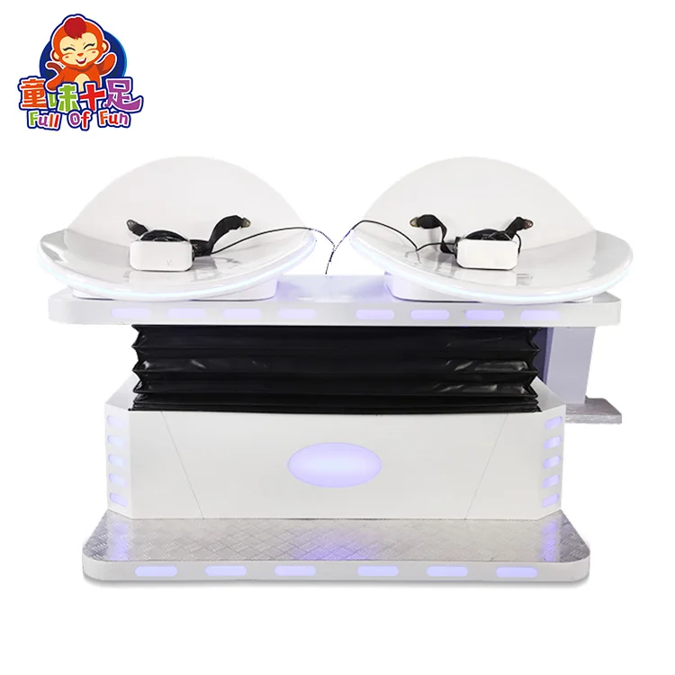 brand new 360 degree virtual reality  Flight simulator 2 seats and skiing game machine with controller popular sim cockpit