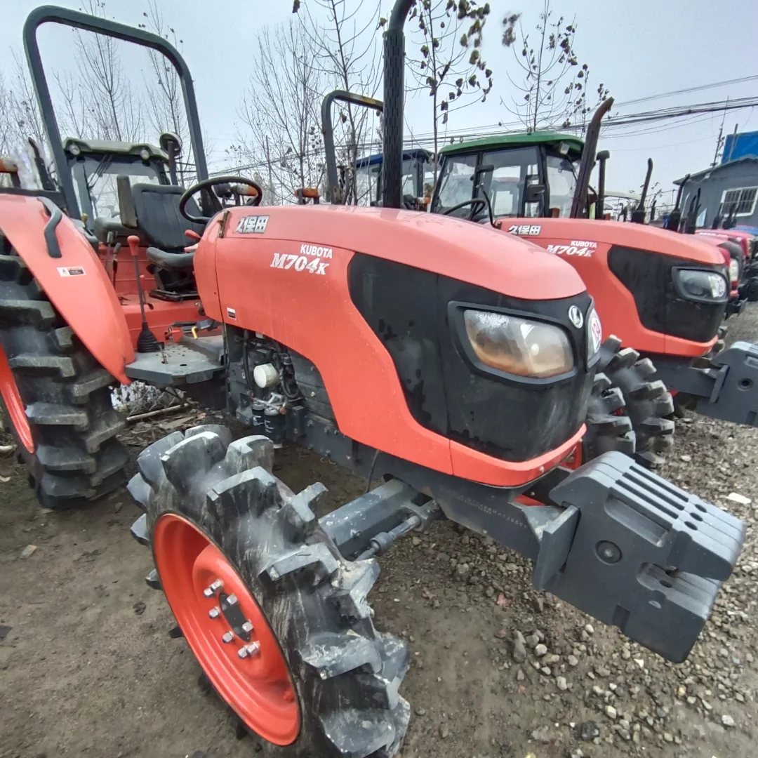 Kubota M704K Mini Farm Tractor with Front Loader and Backhoe Farm Tractor 70hp Kobuta Price