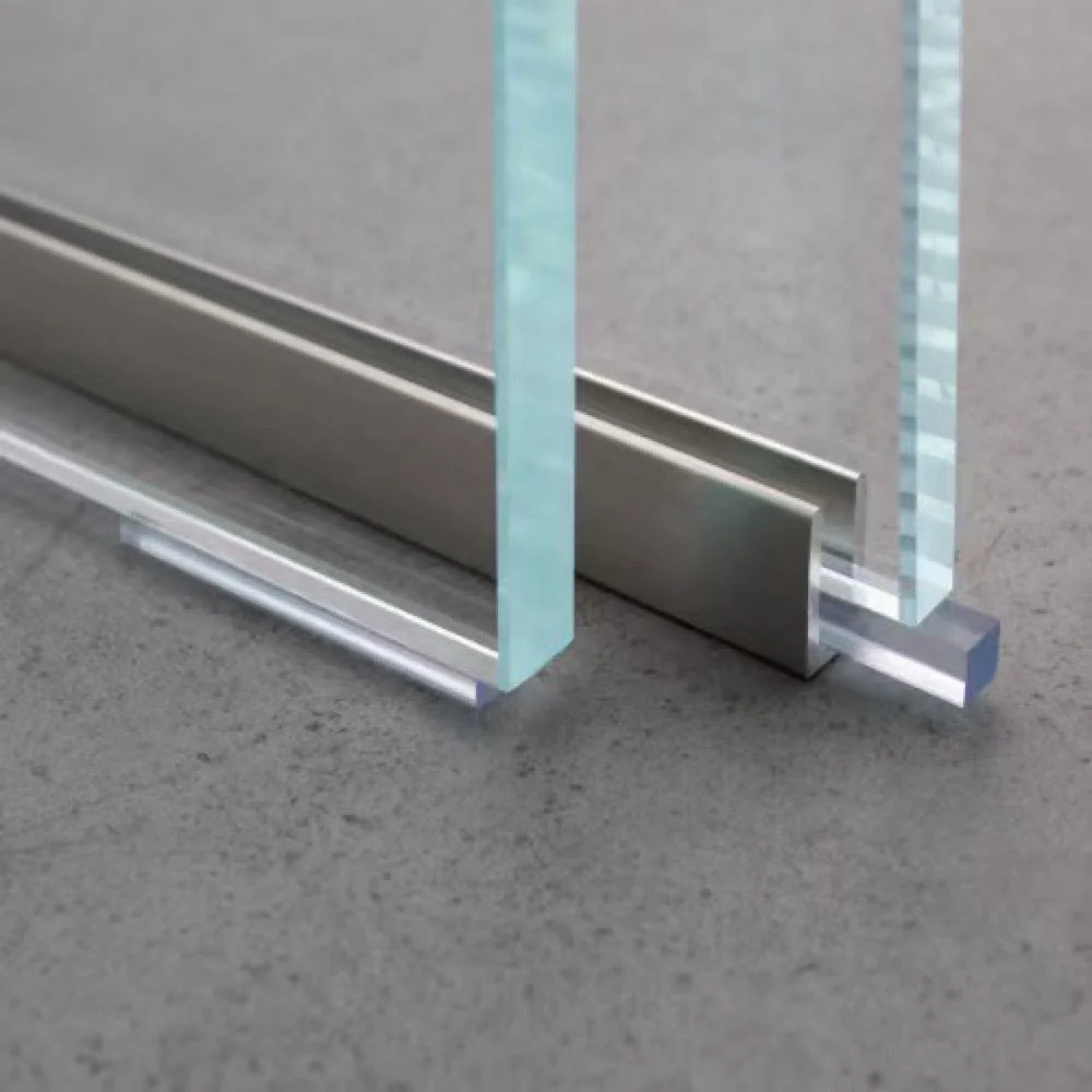 Doors and Windows Accessories  soft material clear PVC setting blocks customized size and usage blocks